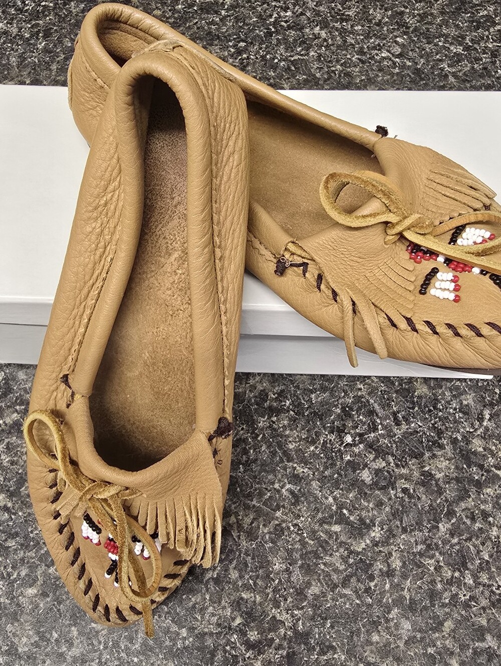 Minnetonka Beaded Moccasins